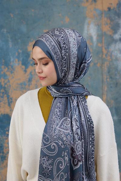 Mürdüm Hint Vual Şal -  5008-09