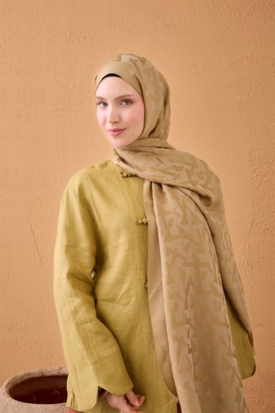 Naia Pamuk Şal Elio Camel