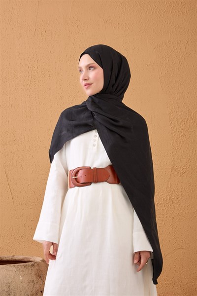 Naia Pamuk Şal Halat Siyah
