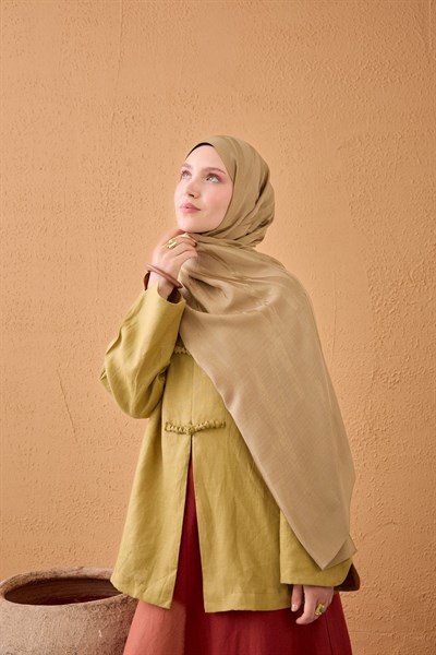 Naia Pamuk Şal Lyra Camel