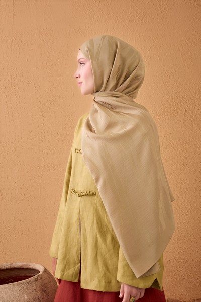 Naia Pamuk Şal Lyra Camel