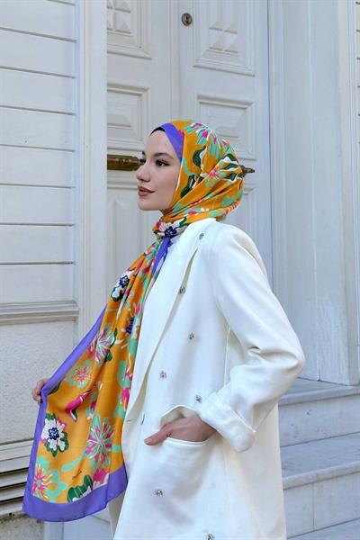 Nature Frezya Soft Şal Turuncu 3038-01
