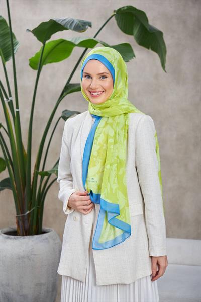 Nature Fulya Soft Şal Fıstık Yeşili 3041-10