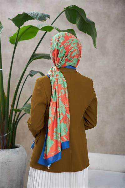 Nature Fulya Soft Şal Kiremit Yeşil 3041-09