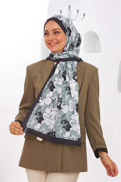 Nature Gardenya Soft Şal Koyu Gri 3034-08
