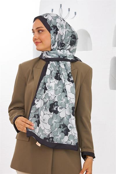 Nature Gardenya Soft Şal Koyu Gri 3034-08