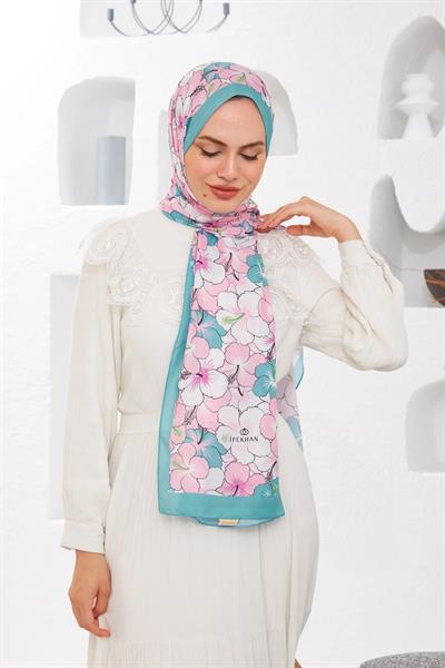 Nature Gardenya Soft Şal Su Yeşili 3034-15