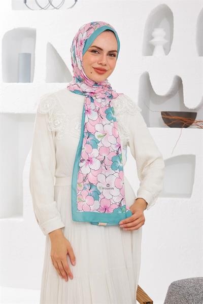 Nature Gardenya Soft Şal Su Yeşili 3034-15