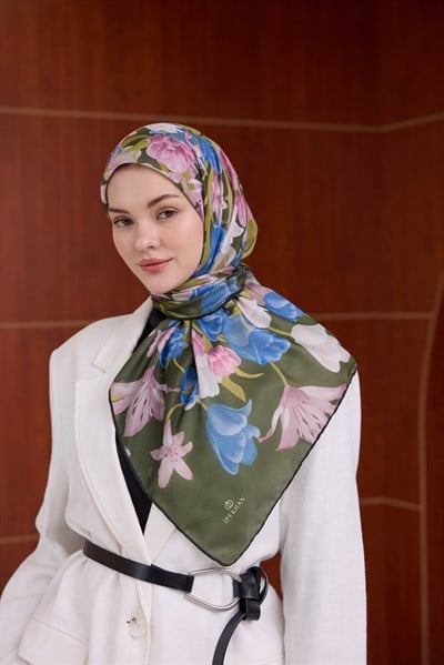 Pera Soft Eşarp Avcı Yeşili 1148-02