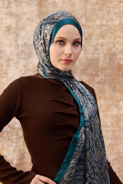 Petrol Hint Vual Şal - 5003-05