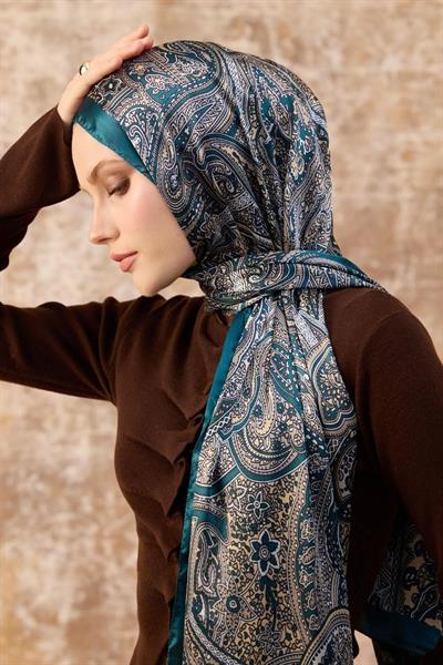 Petrol Hint Vual Şal - 5003-05