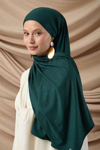 Premium Penye Şal 65002-21 Zümrüt