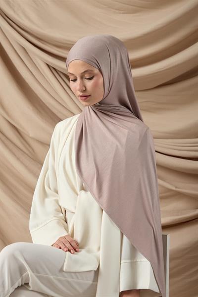 Premium Penye Şal 65002-38 Duman Gülü