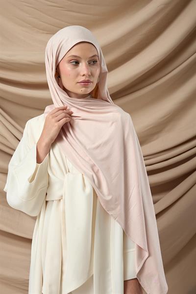Premium Penye Şal 65002-56 Açık Pudra