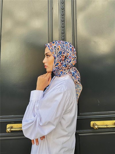 Relax Ebruli Soft Eşarp Beyaz Krem 1147-11