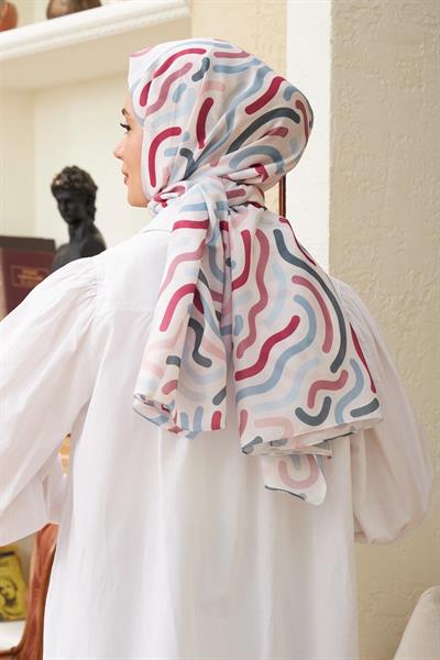 Sarmal Pamuk Viskon Şal Toz Pembe