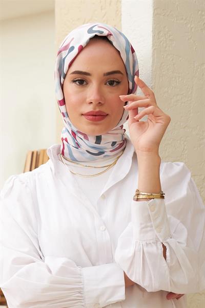 Sarmal Pamuk Viskon Şal Toz Pembe