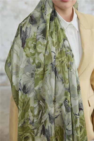 Jardin Secret Collection Hint Vual İpek Şal 5013-13