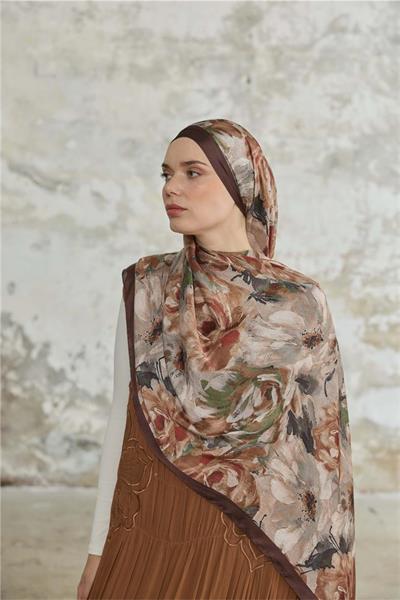 Jardin Secret Collection Hint Vual İpek Şal 5013-05