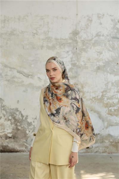 Jardin Secret Collection Hint Vual İpek Şal 5013-15