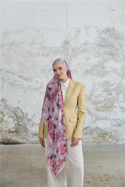 Jardin Secret Collection Hint Vual İpek Şal 5013-11
