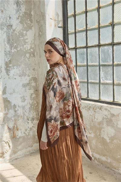 Jardin Secret Collection Hint Vual İpek Şal 5013-05
