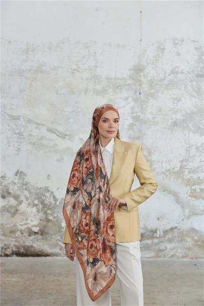 Jardin Secret Collection Hint Vual İpek Şal 5013-10