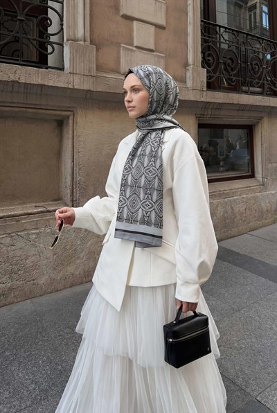 Urban Nature Desen Buz Mavi 75X195 Soft Şal