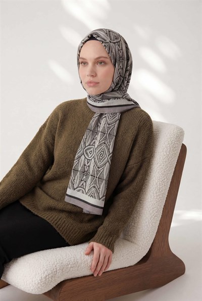 Urban Nature Desen Gümüş 75X195 Soft Şal