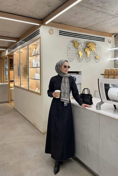 Urban Nature Desen Gümüş 75X195 Soft Şal