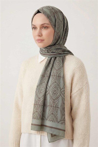 Urban Nature Desen Ihlamur Yeşili 75X195 Soft Şal