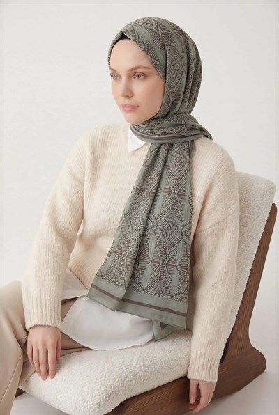 Urban Nature Desen Ihlamur Yeşili 75X195 Soft Şal