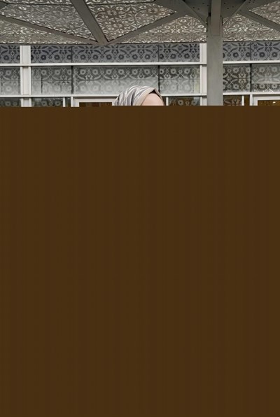 Yaprak Desen Füme 75X195 Soft Şal