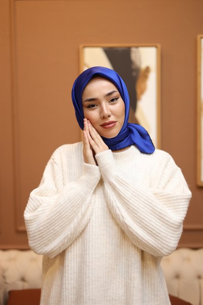 Silk Home Düz Micro Saten Eşarp 28013-06