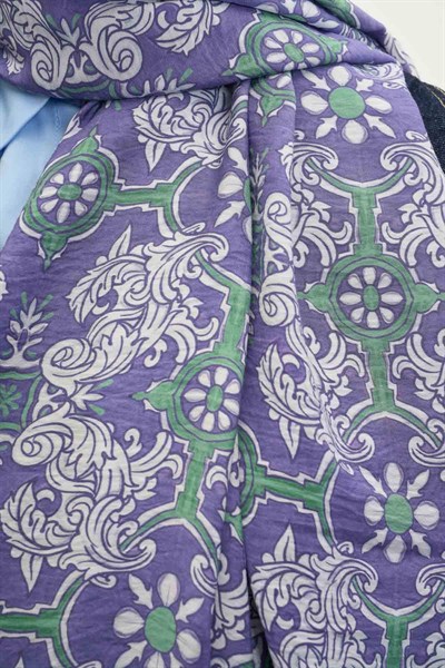 Urban Hours Luvia Morcivert Mayda Şal 190x70