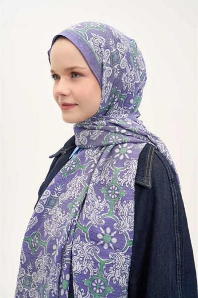 Urban Hours Luvia Morcivert Mayda Şal 190x70