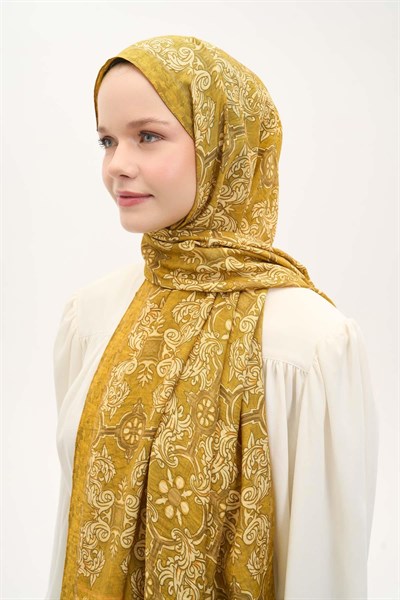 Urban Hours Luvia Hardal Mayda Şal 190x70