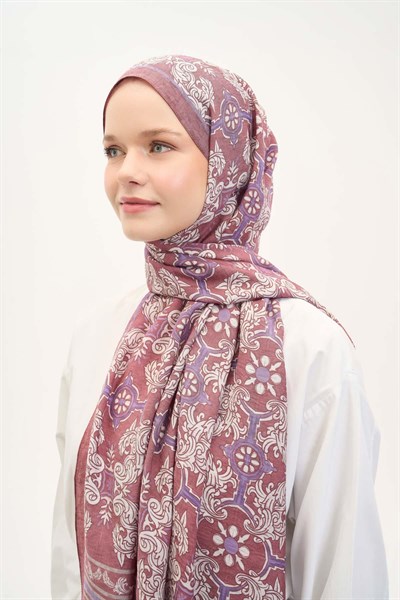 Urban Hours Luvia Gül Kurusu Mayda Şal 190x70