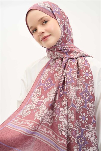 Urban Hours Luvia Gül Kurusu Mayda Şal 190x70