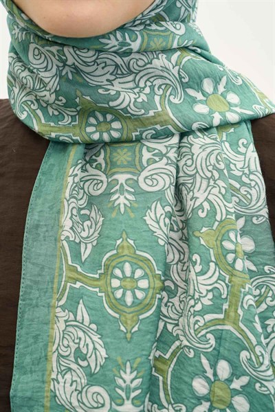 Urban Hours Luvia Patina Yeşili Mayda Şal 190x70