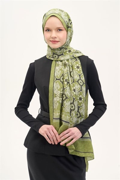 Urban Hours Luvia Fıstık Yeşili Mayda Şal 190x70
