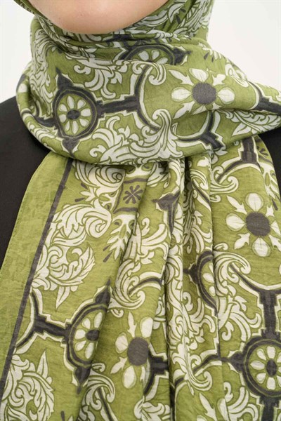 Urban Hours Luvia Fıstık Yeşili Mayda Şal 190x70