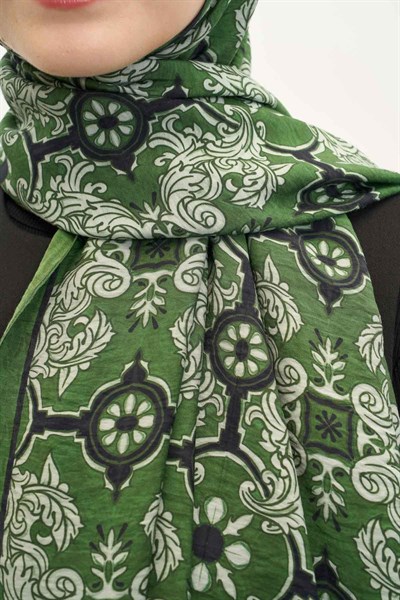 Urban Hours Luvia Canlı Yeşil Mayda Şal 190x70