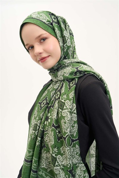 Urban Hours Luvia Canlı Yeşil Mayda Şal 190x70