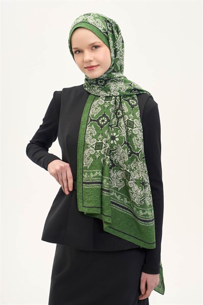 Urban Hours Luvia Canlı Yeşil Mayda Şal 190x70