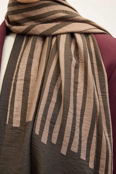 Urban Hours Orya Acı Kahve Mayda Şal 190x70