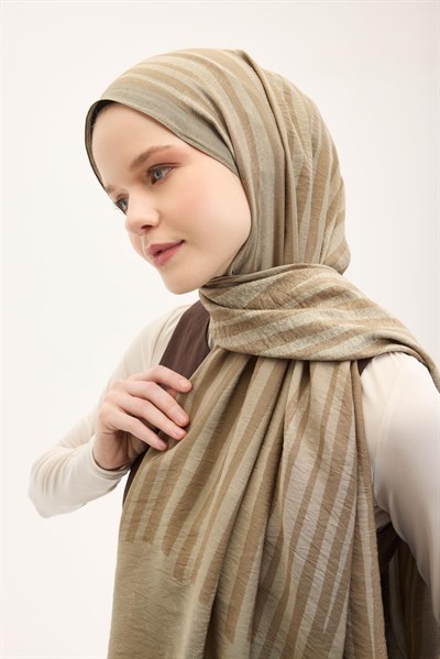 Urban Hours Orya Krem Mayda Şal 190x70