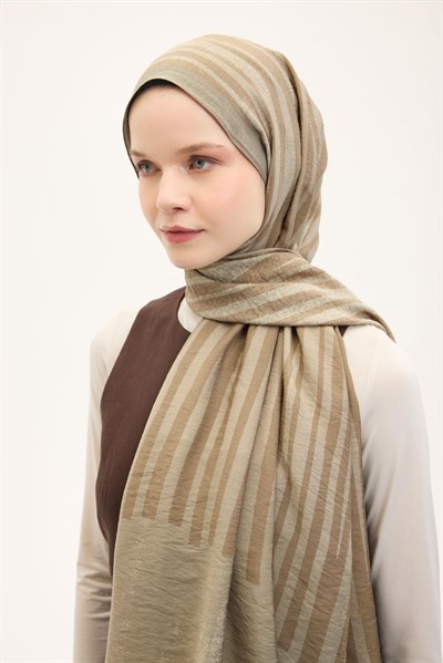 Urban Hours Orya Krem Mayda Şal 190x70