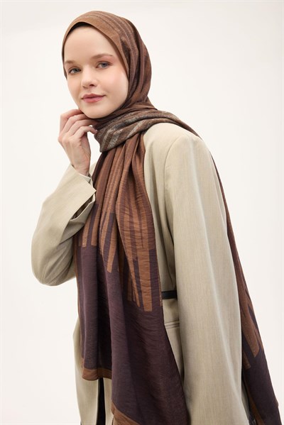 Urban Hours Orya Mürdüm Mayda Şal 190x70