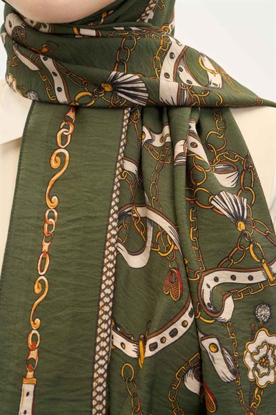 Urban Hours Liora Çam Yeşili Mayda Şal 190x70